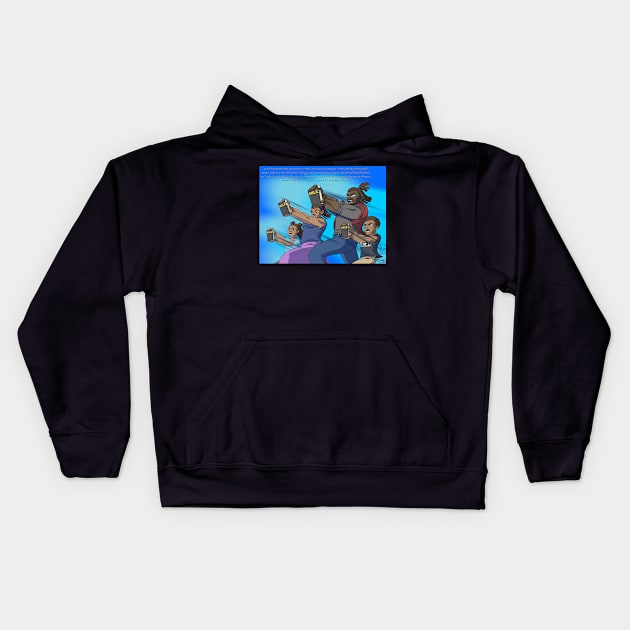 As for me and my house... Kids Hoodie by RhinoChild